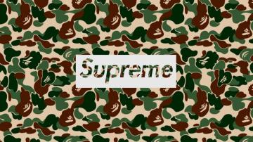 Supreme Bape Logo Wallpaper On