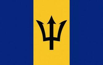 Wallpaper Flag Coat Of Arms Photoshop Barbados Image