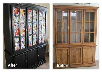 Could Replace Glass With Chicken Wire Painted Textured Wallpaper
