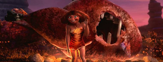 Eep Waving To Guy The Croods Photo