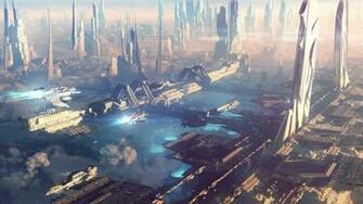 Fiction Wallpaper City Desktop
