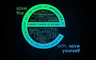 Save The Earth Wallpaper Background