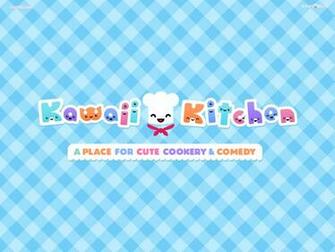 Kawaii Kitchen Wallpaper Cute Blue