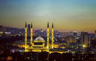 Wallpaper Night Turkey Ankara Kocatepe