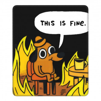This Is Fine Wallpaper