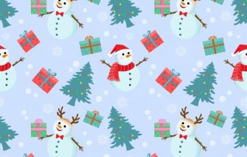 Wallpaper Decoration Background Pattern New Year Christmas