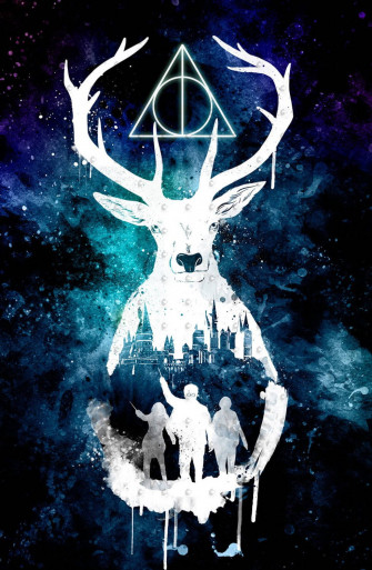Galaxy Harry Potter Hogwarts iPhone Wallpaper