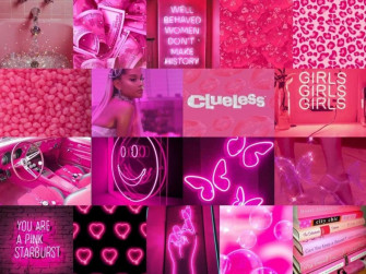 Neon Pink Aesthetic Wallpaper