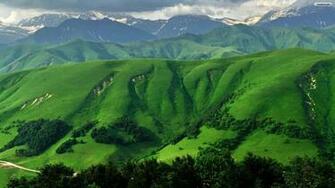 Green Mountains Wallpaper