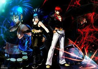 Wallpaper Leona And Iori Kof Xiii By Gothicyola