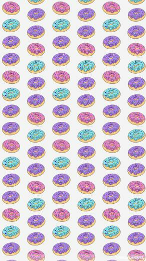 Assorted Colorful Donuts Android Wallpaper Food