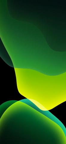 Ios Official Stock Wallpaper Ultra HD Green Dark