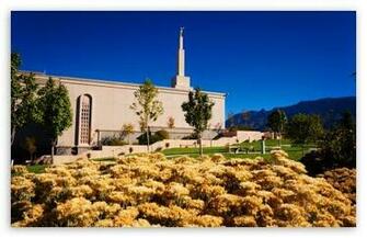 Albuquerque New Mexico Temple October HD Desktop Wallpaper High