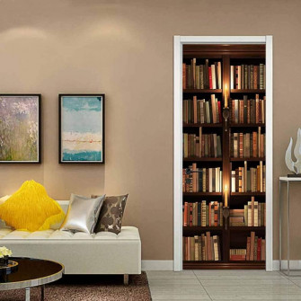 Amazon Colorspring 3d Book Shelf Door Decal Stickers