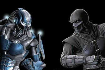 Cyber Sub Zero Vs Noob Saibot Wallpaper
