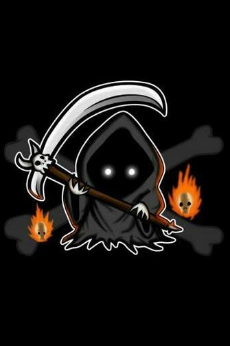 Scary Wallpaper Marvellous Little Grim Reaper