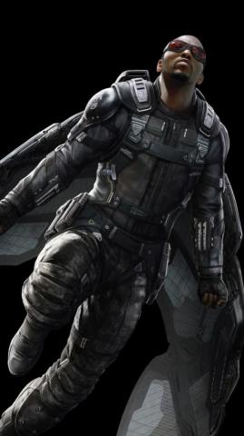 Falcon Sam Wilson Marvel Comics Superhero Dark