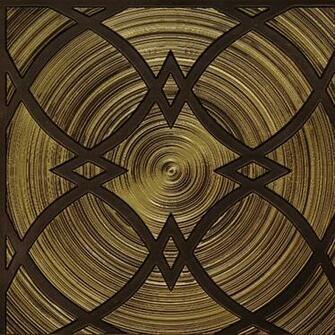Starbright Faux Tin Ceiling Tile Glue Up X24 Antique