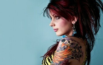 Tattooed Women Wallpaper