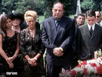 Wallpaper Tony Soprano Carmela Funeral Jpg