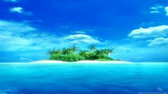 Tropical Island Wallpaper Adorable