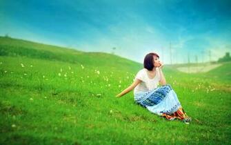 Nature People Wallpaper Stock Photos