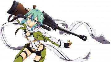 Sword Art Online Sinon Asada Shino UHD 4k Wallpaper