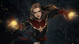 Captain Marvel Comic Artwork 4k Superheroes Wallpaper HD