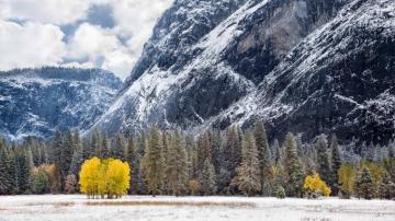 Winter In Tuolumne Meadows California United States UHD 8k