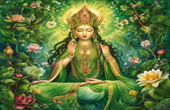 Green Tara Wallpaper