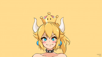 Bowsette Portrait UHD 4k Wallpaper Cc
