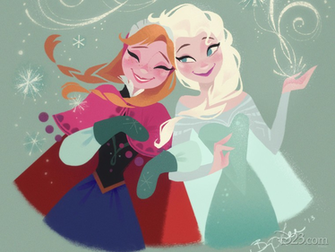 Elsa And Anna Wallpaper