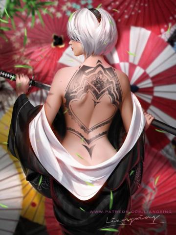 Yorha No Type B Nier Automata Wallpaper Zerochan