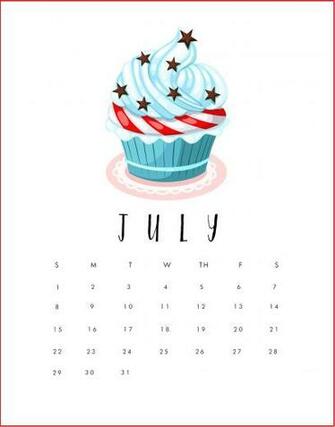 July Calendar Wallpaper