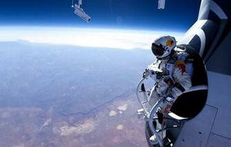 Wallpaper Jump Stratosphere Felix Baumgartner