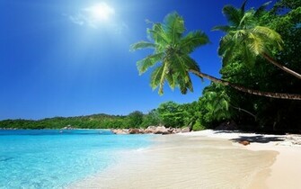 Pretty Beach Background Image