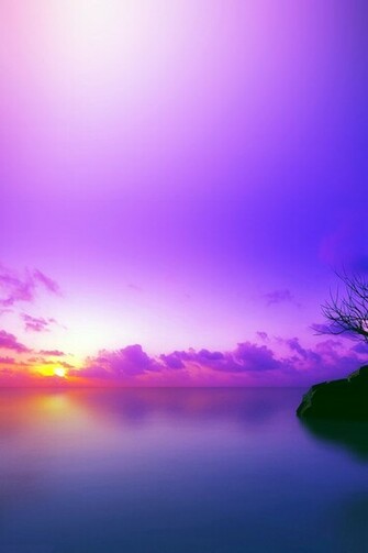 Sunset Purple iPhone 4s Wallpaper iPad