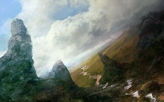 Fantasy World Wallpaper Stock Photos