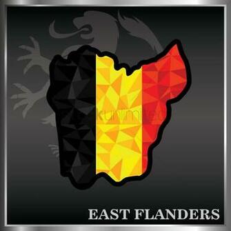 East Flanders Wallpaper Vector Image Stockunlimited