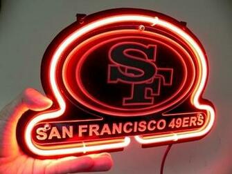 Nfl San Francisco 49ers Football 3d Beer Bar Neon Light Sign X