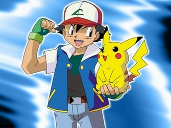 The Pokemon Anime Wallpaper Titled Ash And Pikachu