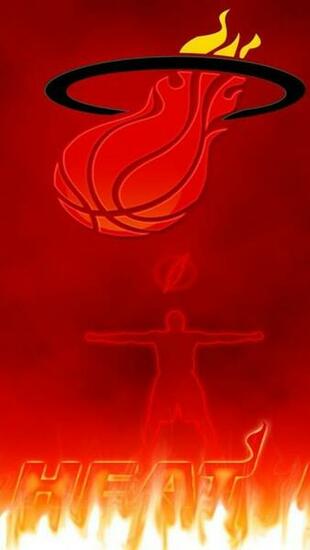 Miami Heat iPhone Wallpaper
