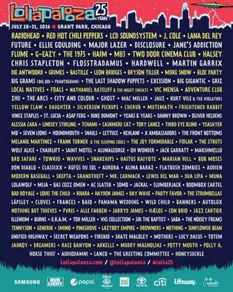 Lollapalooza On The Lolla25 Lineup Is Here