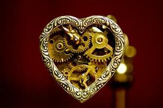 Steampunk Mechanical Gears Cogs Bokeh Wallpaper