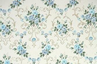 Vintage Wallpaper Beautiful Blue Rose Bouquets