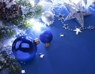 Blue Christmas Wallpaper