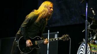 Wallpaper Jerry Cantrell Hair Guitar Play