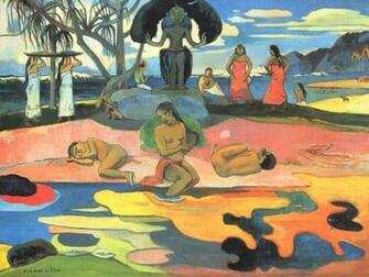 Wallpaper Paul Gauguin The Day Of Gods X
