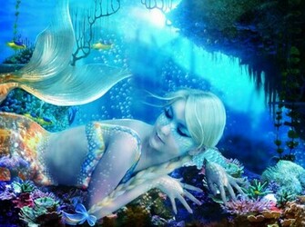 Real Life Mermaid Girls Photography With Photoshop Graphics Effects HD
