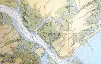 Nautical Map Wallpaper